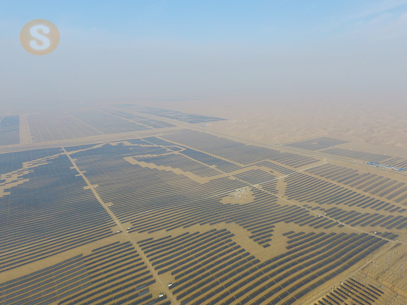 內(nèi)蒙古達拉特旗光伏發(fā)電應用領跑者基地4號110MW