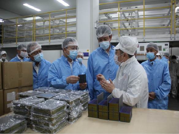 市委書記靳國衛(wèi)、市委副書記、代市長王心宇到我司調(diào)研工作